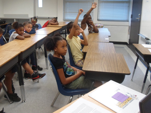 Teacher Reading to Explorers