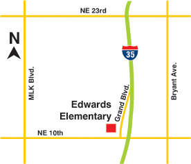 Map to Edwards